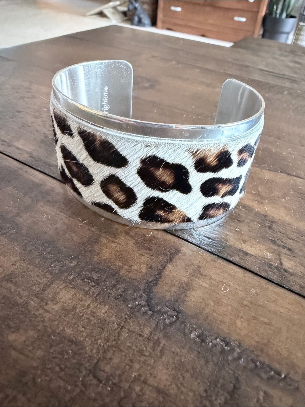 Brighton Savannah Wild Cuff Bracelet - Brown and Cream